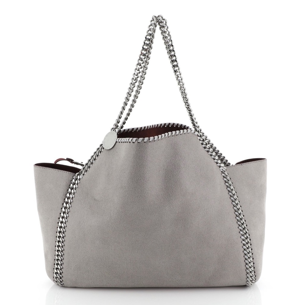 Brand NWT Stella McCartney Gray Falabella reversible tote bag